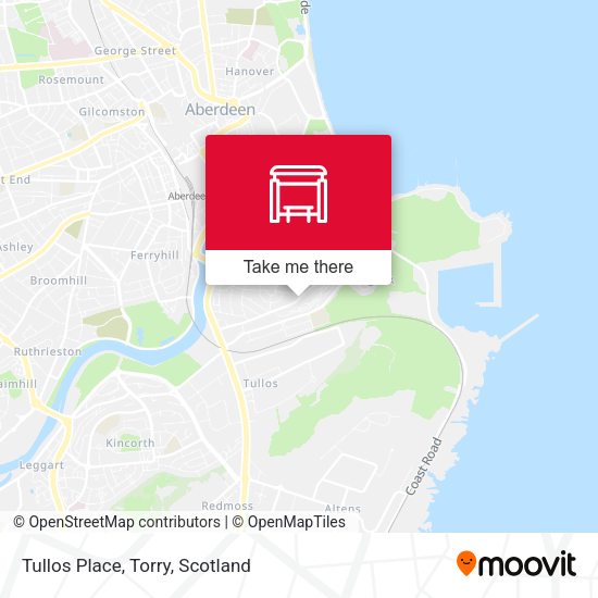 Tullos Place, Torry map