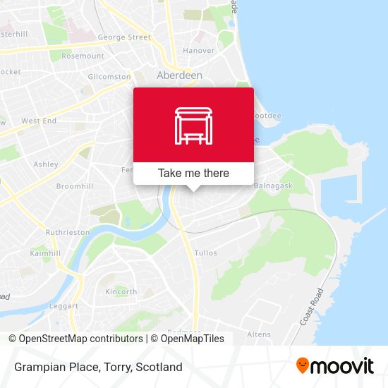 Grampian Place, Torry map