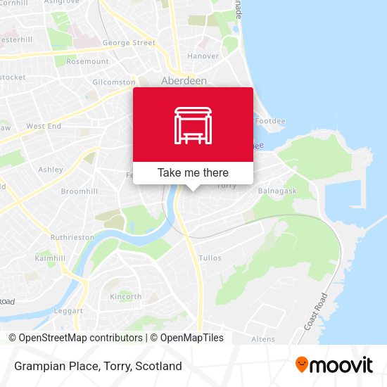 Grampian Place, Torry map