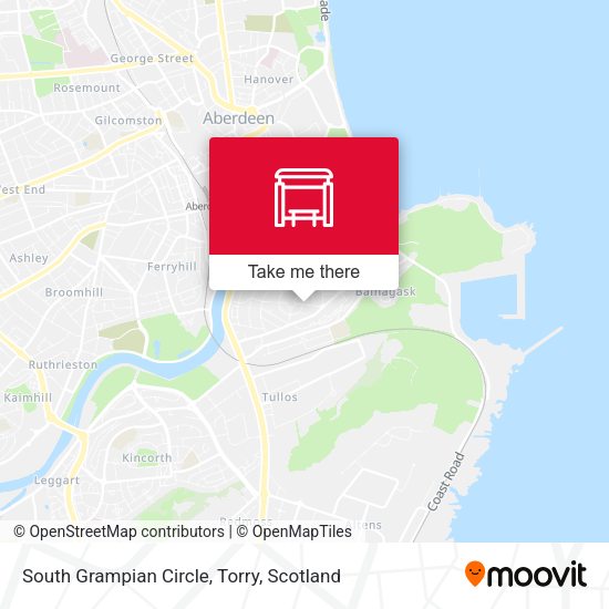 South Grampian Circle, Torry map