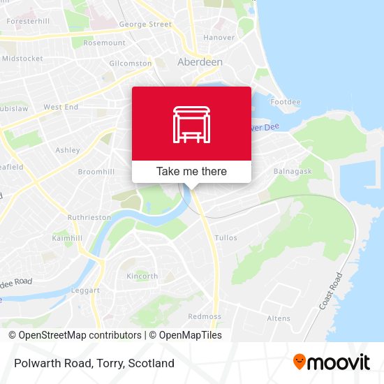 Polwarth Road, Torry map