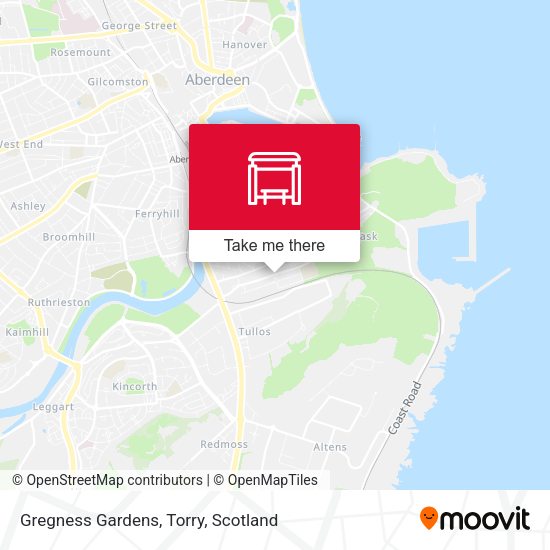 Gregness Gardens, Torry map