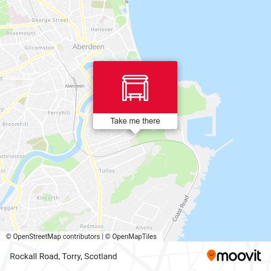Rockall Road, Torry map