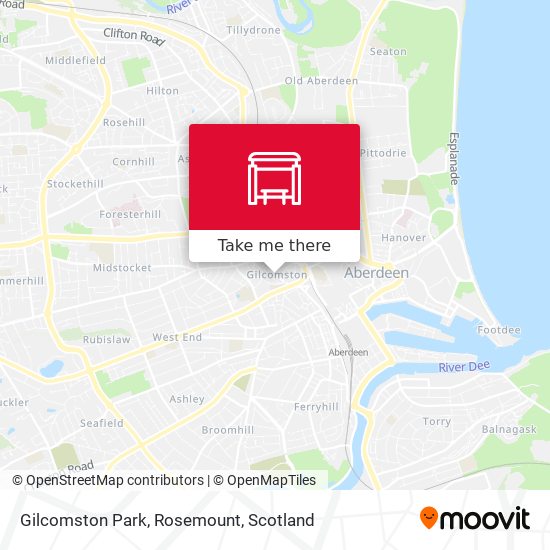 Gilcomston Park, Rosemount map