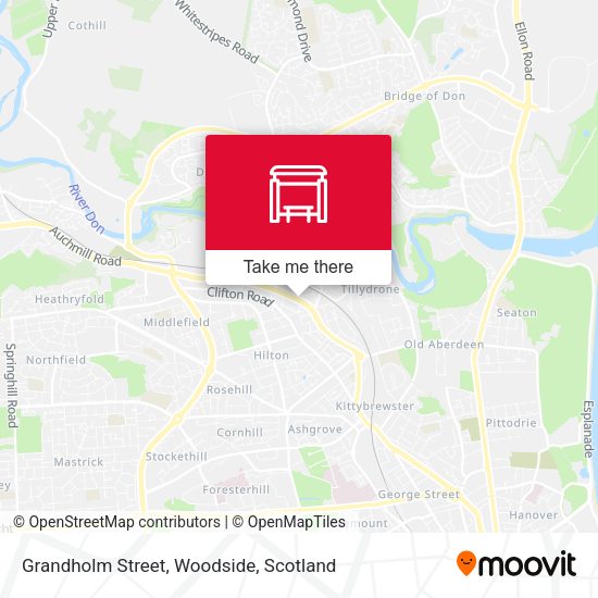 Grandholm Street, Woodside map