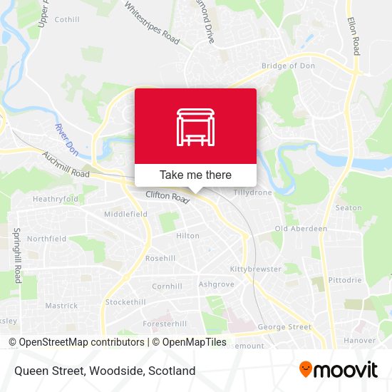 Queen Street, Woodside map