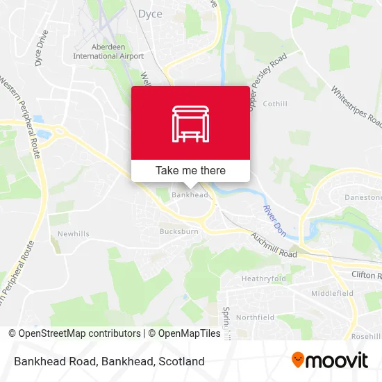 Bankhead Road, Bankhead map