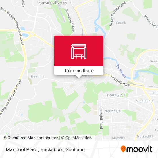 Marlpool Place, Bucksburn map