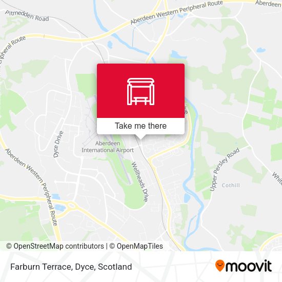 Farburn Terrace, Dyce map