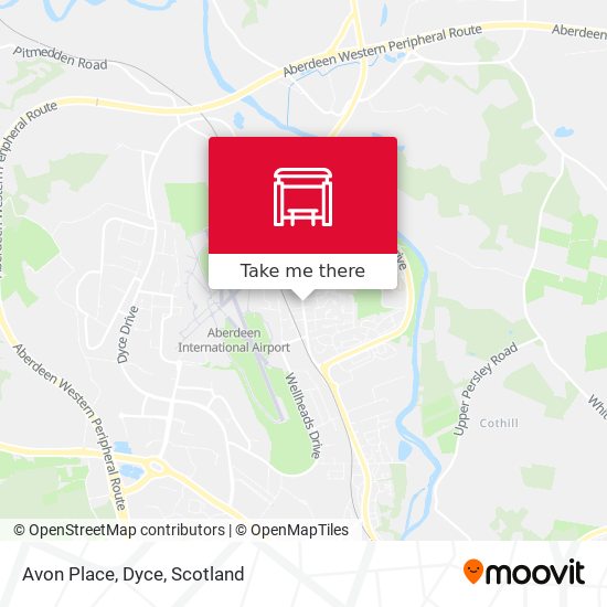 Avon Place, Dyce map