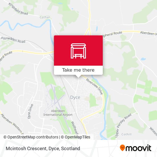 Mcintosh Crescent, Dyce map