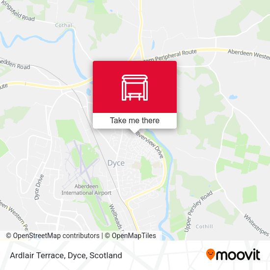 Ardlair Terrace, Dyce map