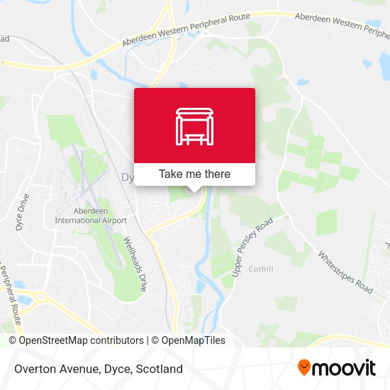 Overton Avenue, Dyce map