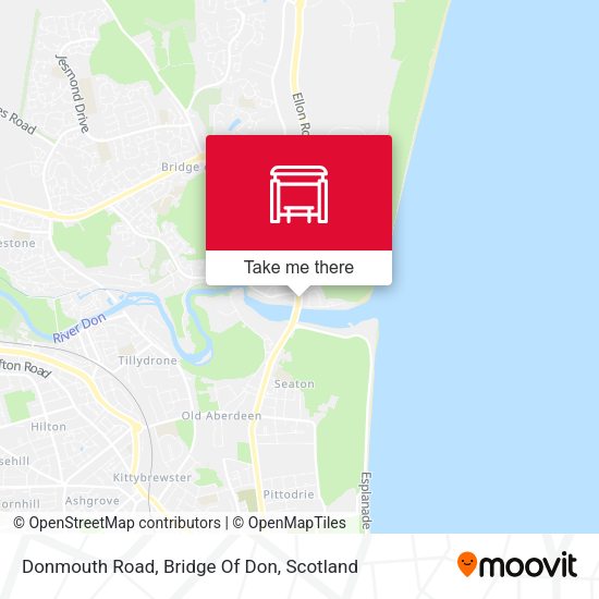 Donmouth Road, Bridge Of Don map