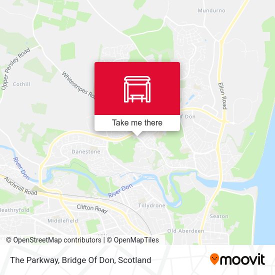 The Parkway, Bridge Of Don map