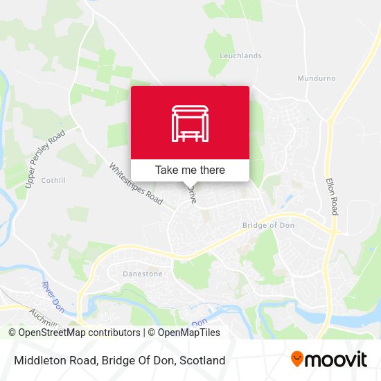 Middleton Road, Bridge Of Don map