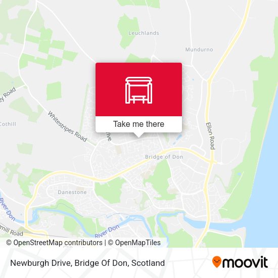 Newburgh Drive, Bridge Of Don map