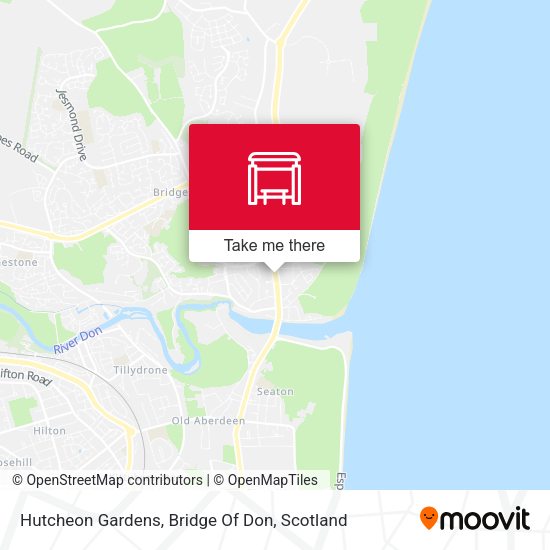 Hutcheon Gardens, Bridge Of Don map