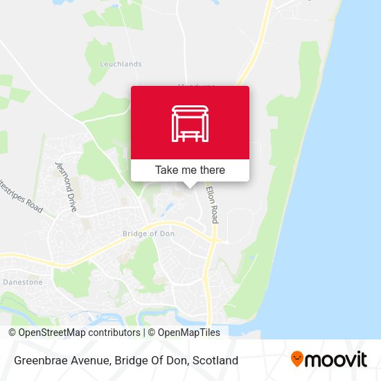 Greenbrae Avenue, Bridge Of Don map