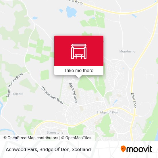 Ashwood Park, Bridge Of Don map