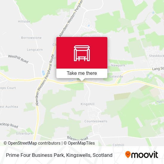 Prime Four Business Park, Kingswells map