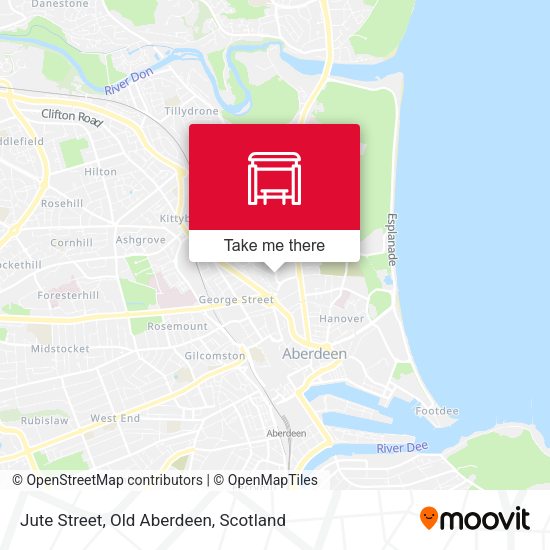 Jute Street, Old Aberdeen map