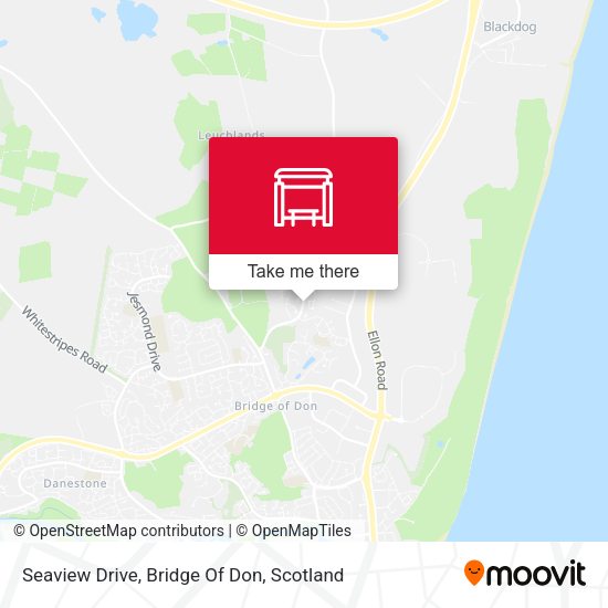 Seaview Drive, Bridge Of Don map