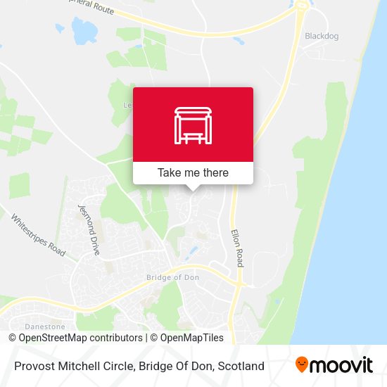 Provost Mitchell Circle, Bridge Of Don map