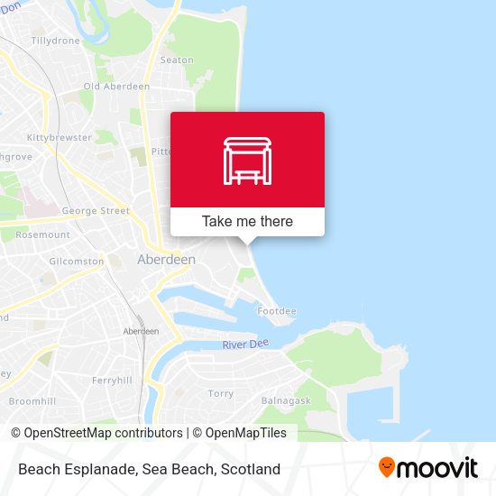 Beach Esplanade, Sea Beach map