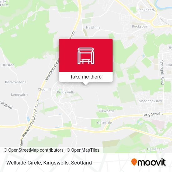 Wellside Circle, Kingswells map