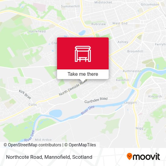Northcote Road, Mannofield map