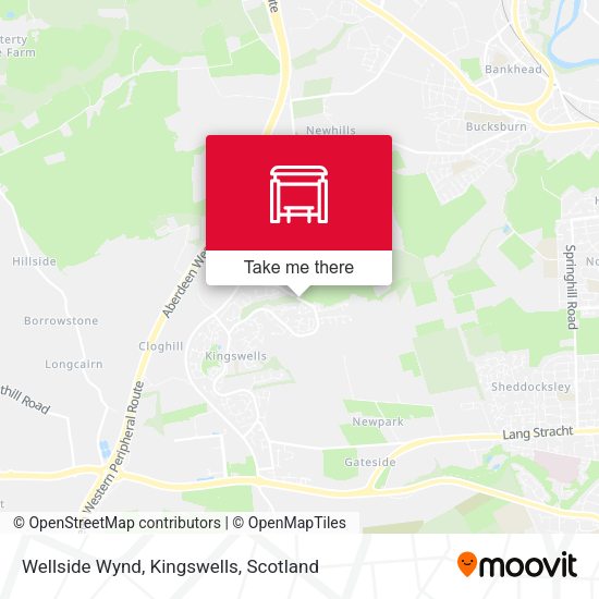 Wellside Wynd, Kingswells map