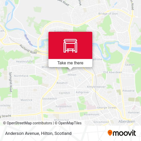 Anderson Avenue, Hilton map