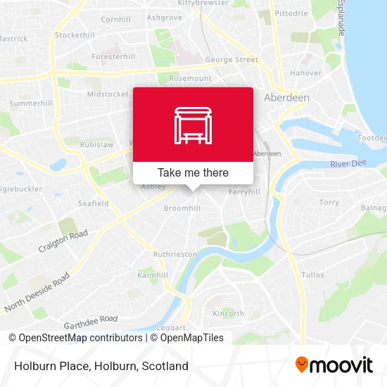 Holburn Place, Holburn map