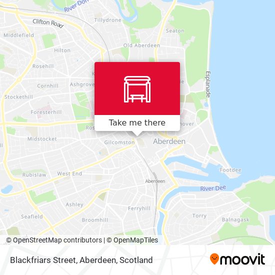 Blackfriars Street, Aberdeen map