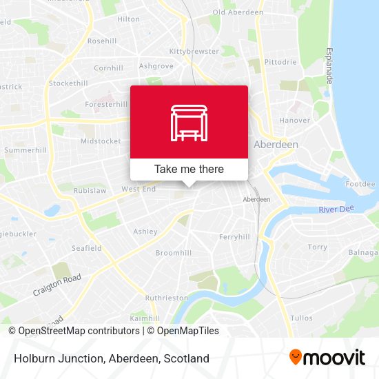 Holburn Junction, Aberdeen map
