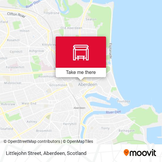 Littlejohn Street, Aberdeen map