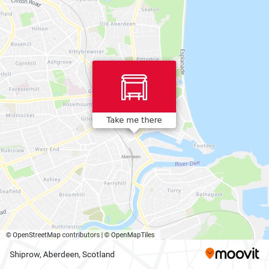 Shiprow, Aberdeen map