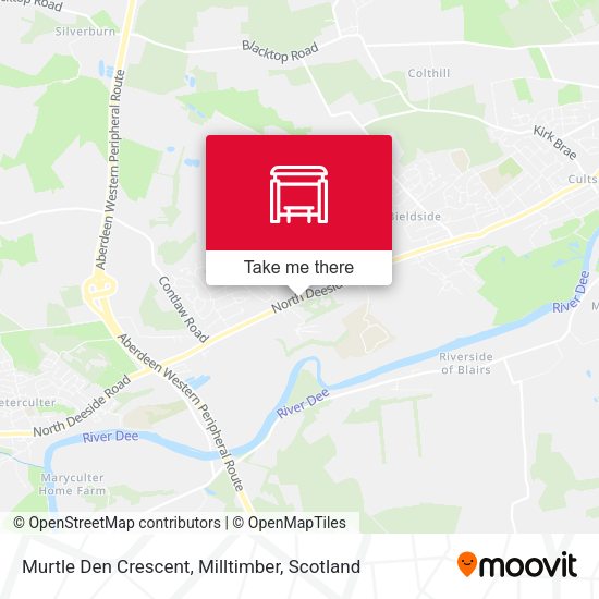 Murtle Den Crescent, Milltimber map