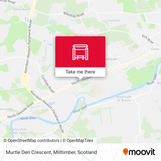 Murtle Den Crescent, Milltimber map