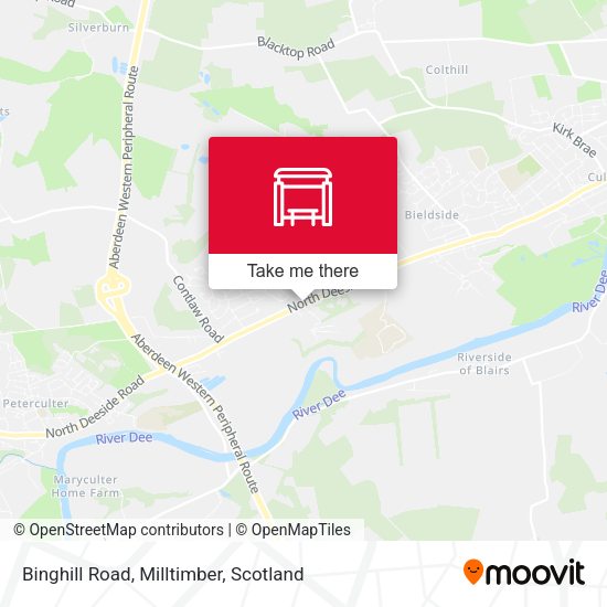 Binghill Road, Milltimber map