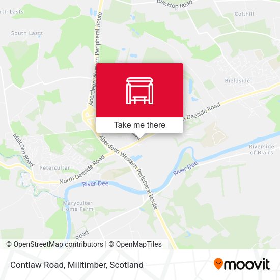 Contlaw Road, Milltimber map
