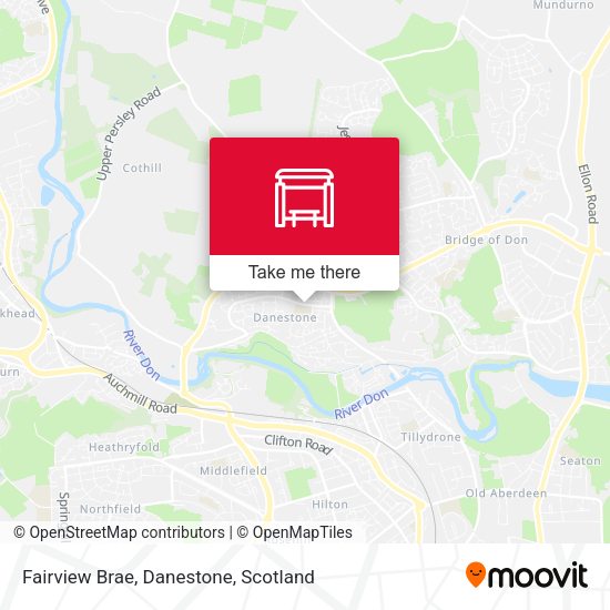 Fairview Brae, Danestone map