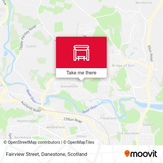 Fairview Street, Danestone map