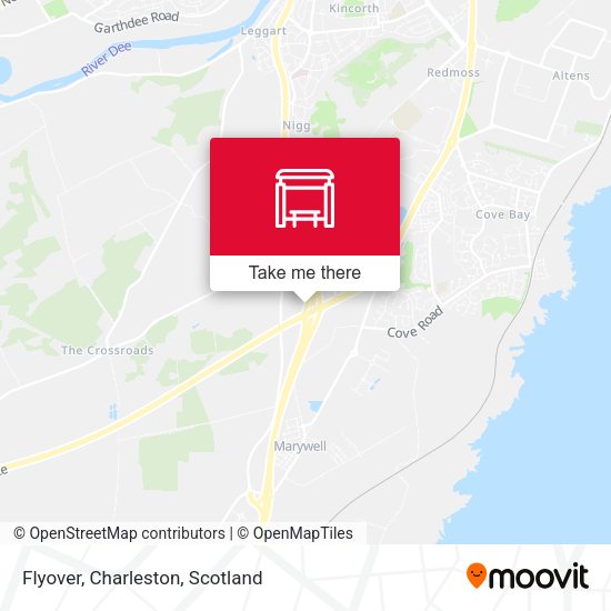 Flyover, Charleston map