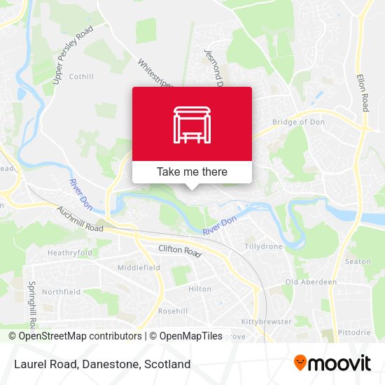 Laurel Road, Danestone map