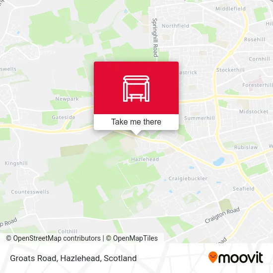 Groats Road, Hazlehead map