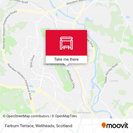 Farburn Terrace, Wellheads map