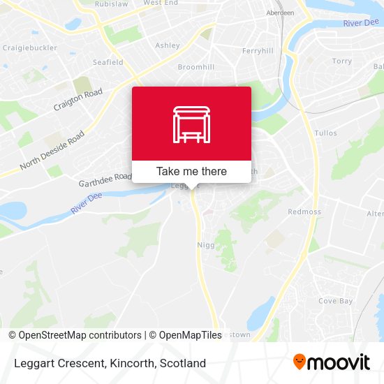 Leggart Crescent, Kincorth map
