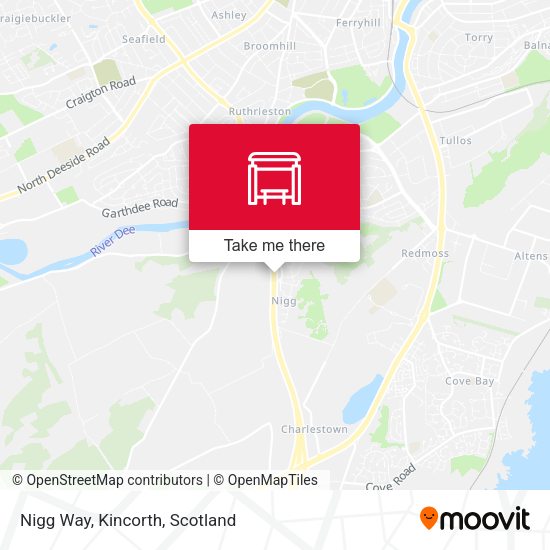 Nigg Way, Kincorth map